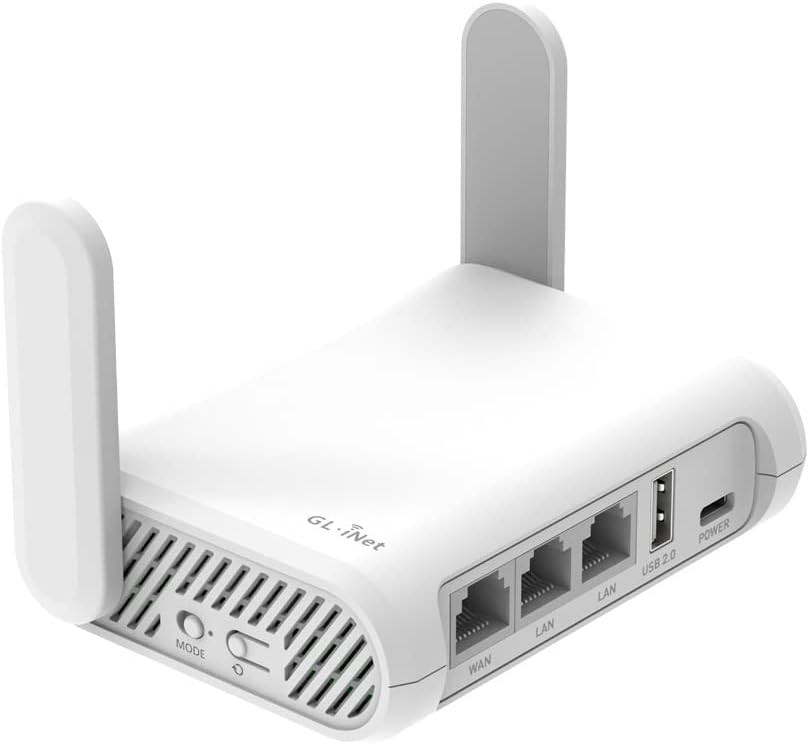 GL.iNet GLSFT1200 Opal Travel Router, AC1200 DualBand WiFi