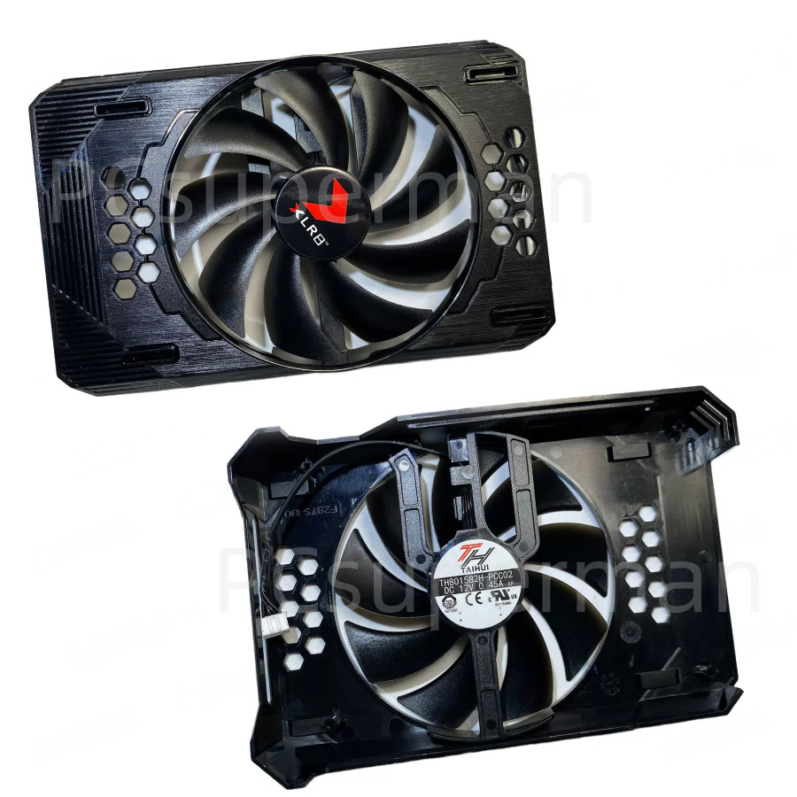 Replacement For PNY RTX3050 3060 XLR8 REVEL Graphics Card Metal Panel With Fan