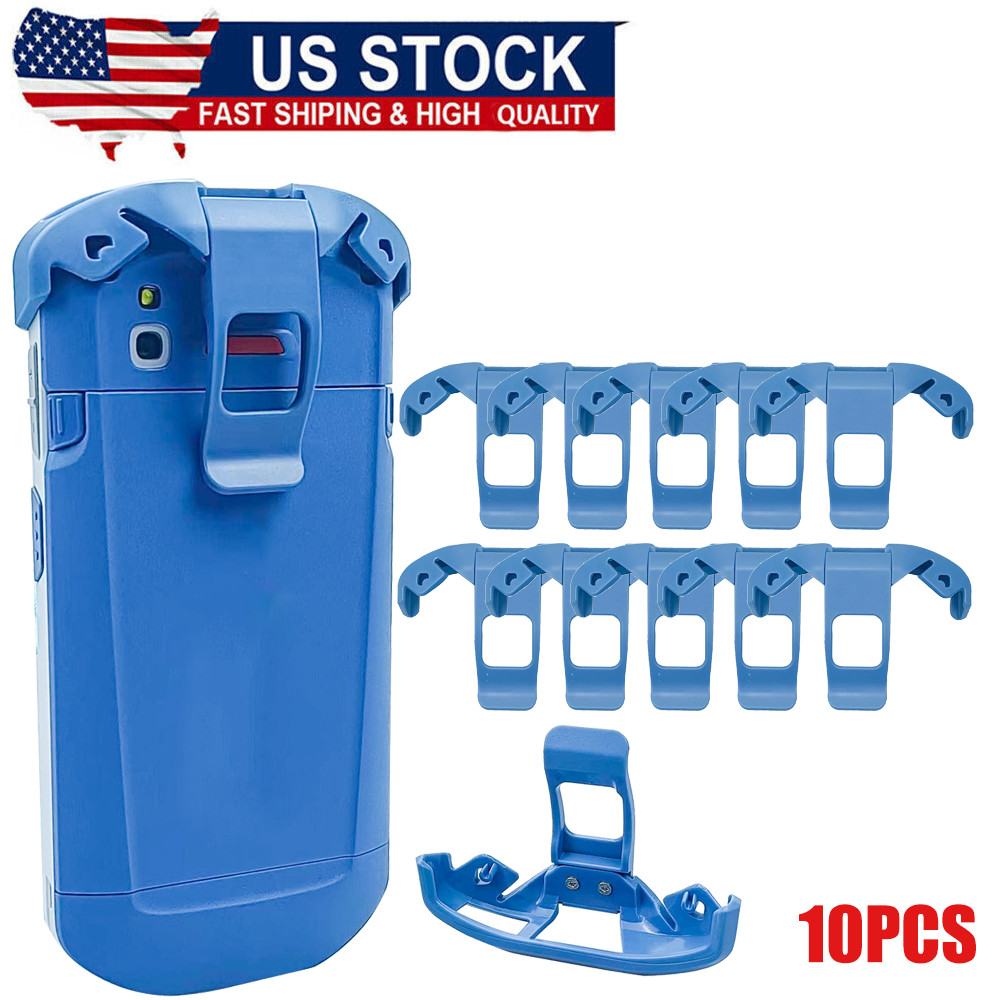 10x Blue Plastic Carrying Clip SG-TC51-CLIPHC1-01 for Zebra TC51 TC52 TC56 TC57