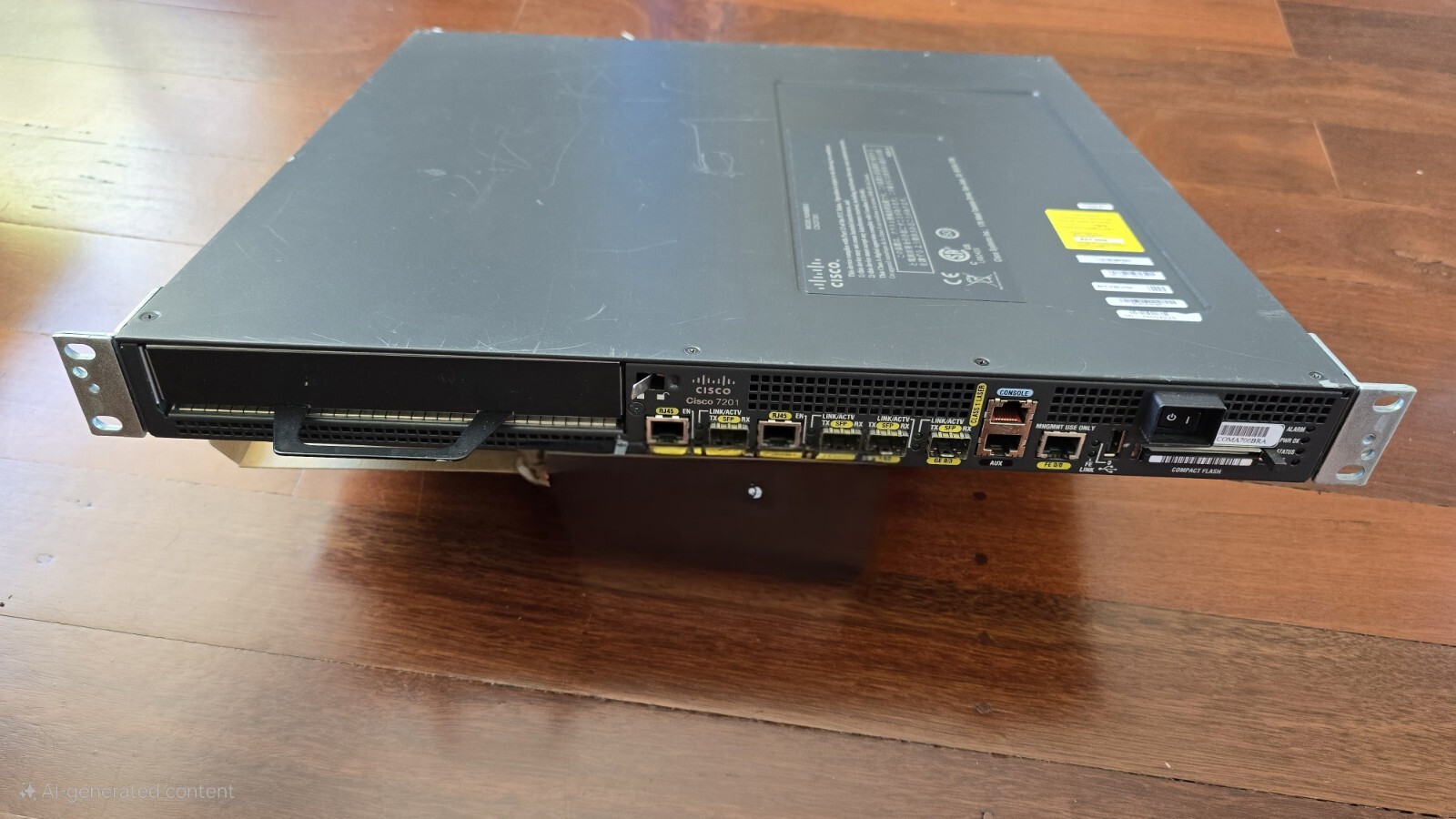 Cisco 7201 4-Port Gigabit Router CISCO7201 Dual PSU 256MB FLASH CARD