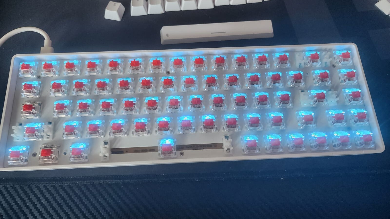 Mechanical Keyboard blue switches T-DAGGER Bora  + TMKB 60 Percent  Red Switch