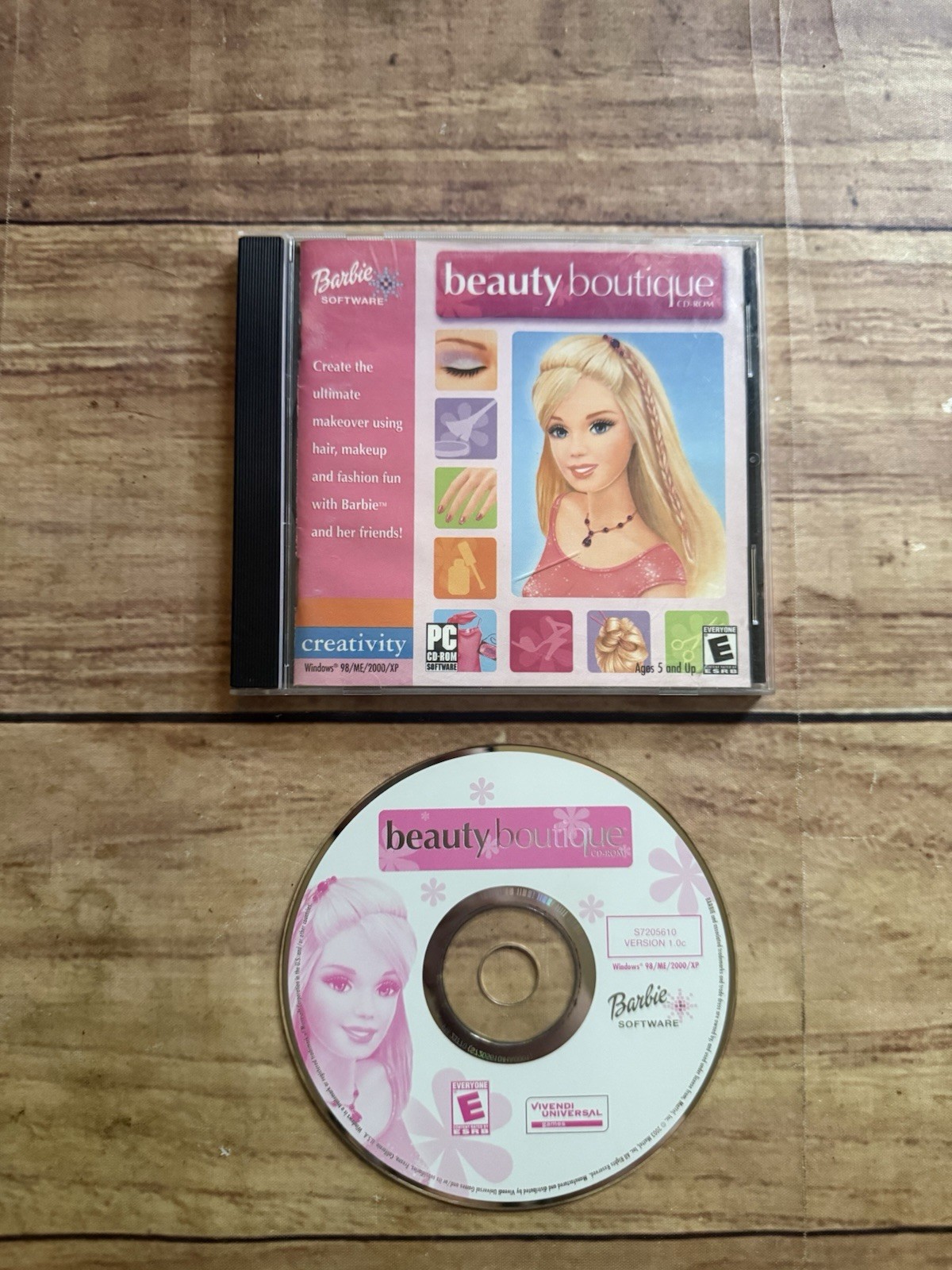 Barbie Boutique PC CD-ROM Complete w/ Manual Windows 95 98 2000 XP Game