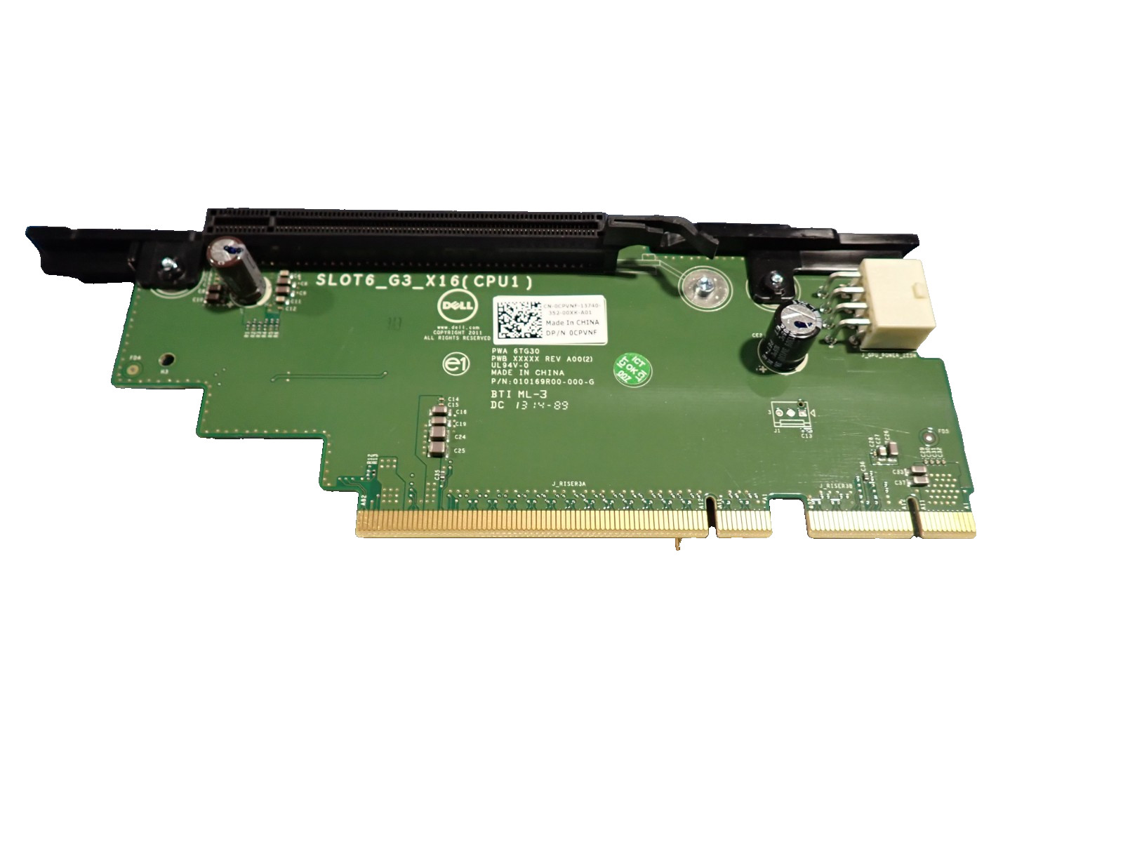 Dell 0CPVNF Riser Position #3 Internal Server PCIe Expansion Riser Card 