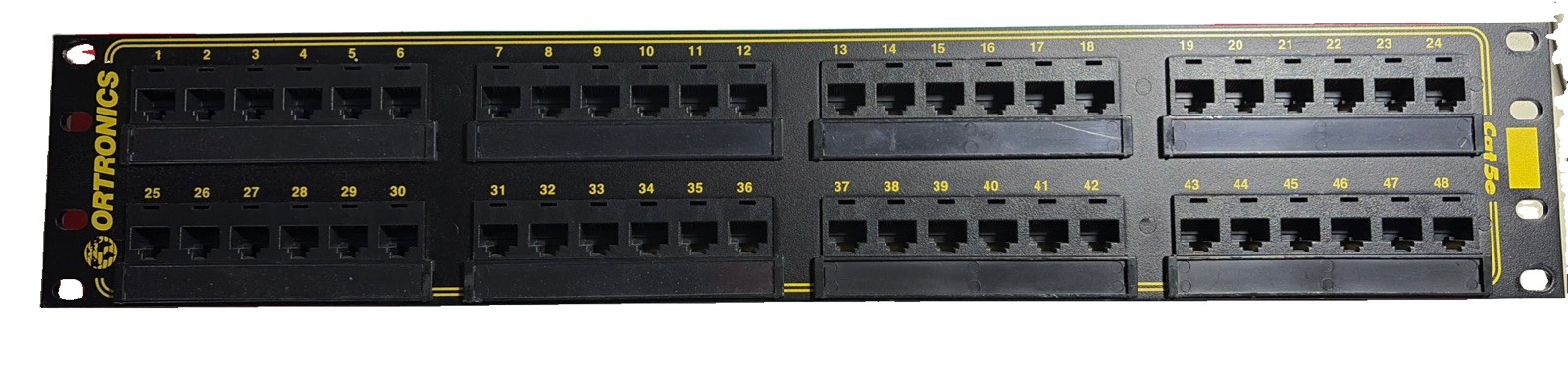 ORTRONICS 2U CAT 5E 48 Port Rack Mount Panel OR-851004038