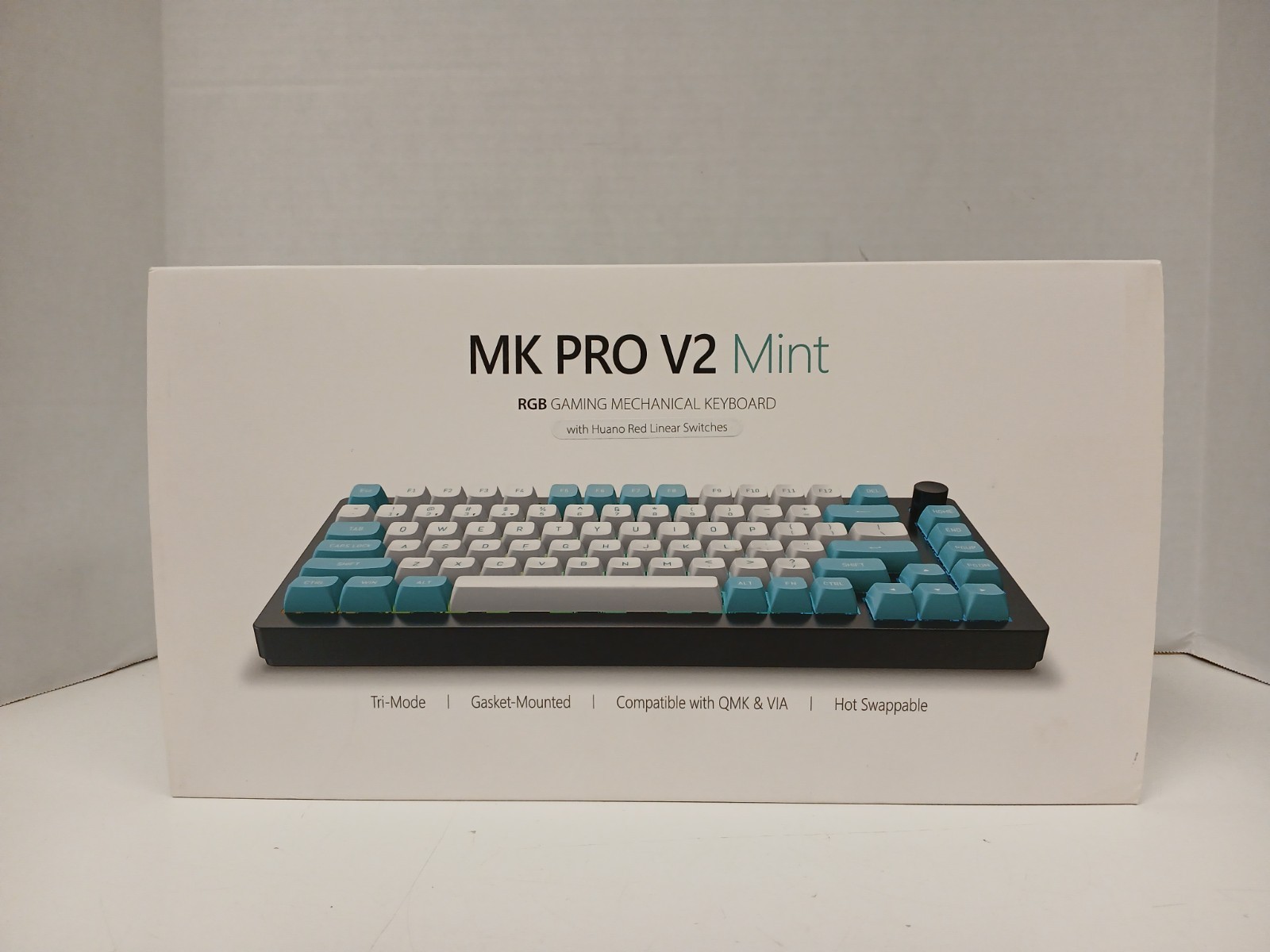 Inland MK Pro V2 Mint RGB Mechanical Gaming Keyboard, Red Linear Switches  PARTS