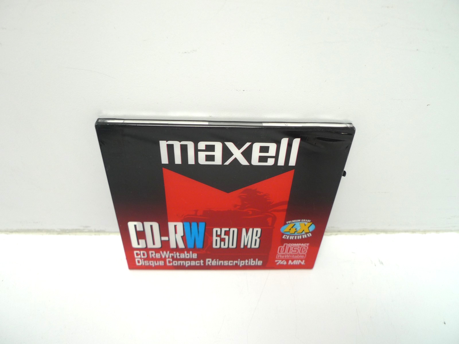 Maxell CD-RW Compact Disc Rewritable 650MB 4x 74min | Sealed New
