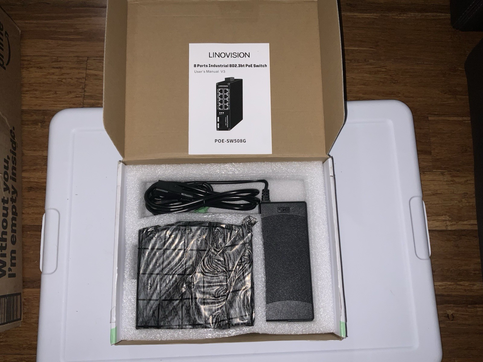 LINOVISION Industrial Gigabit POE Switch POE-SW508G