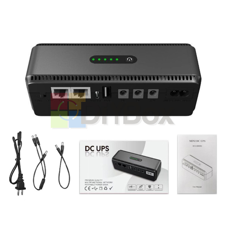 DC 5V 9V 12V Battery Backup UPS Uninterruptible Power Supply 8800mah/10400mah