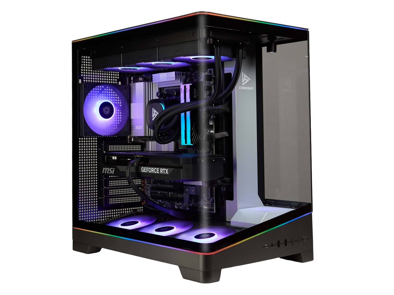 STORMCRAFT Gaming PC VALKYRIE AMD Ryzen 7 9800X3D NVIDIA GeForce RTX 5080 2TB