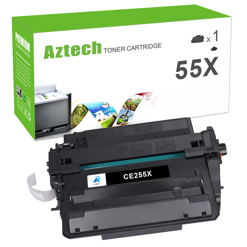 CE255X Toner Compatible with HP 55X LaserJet P3015dn P3015d P3015x M525dn LOT