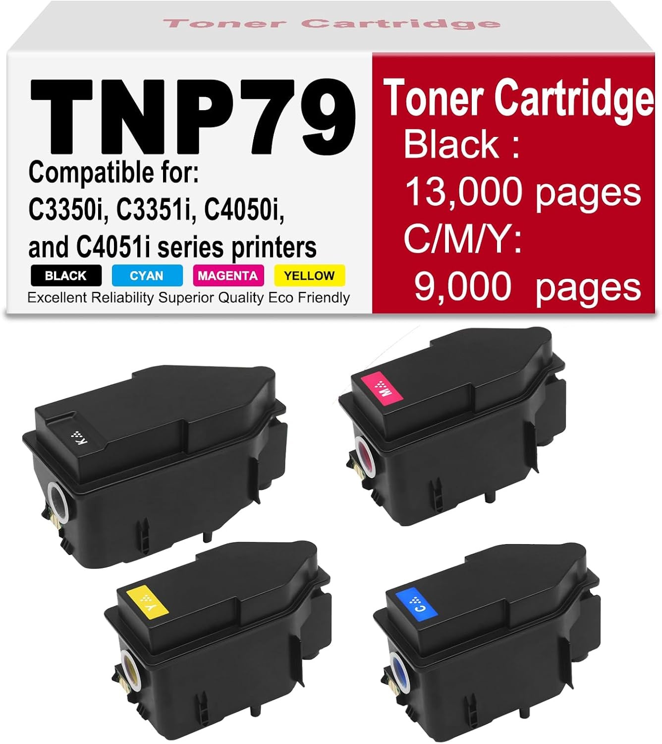 TNP-79 Toner Cartridge for Konica Minolta bizhub C3350i, C3351i, C4050i, C4051i