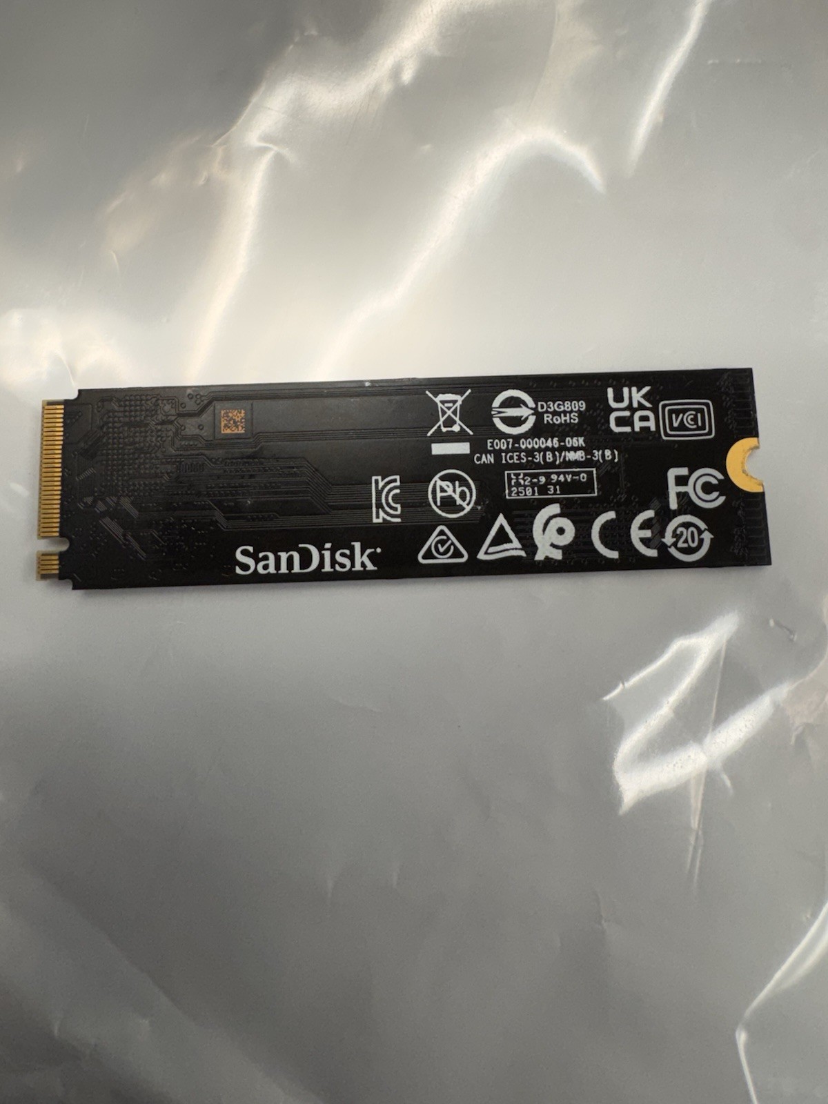 512 GB m.2 SSD HD (sandisk brand)  OEM hard drive removed from HP omen 16 laptop