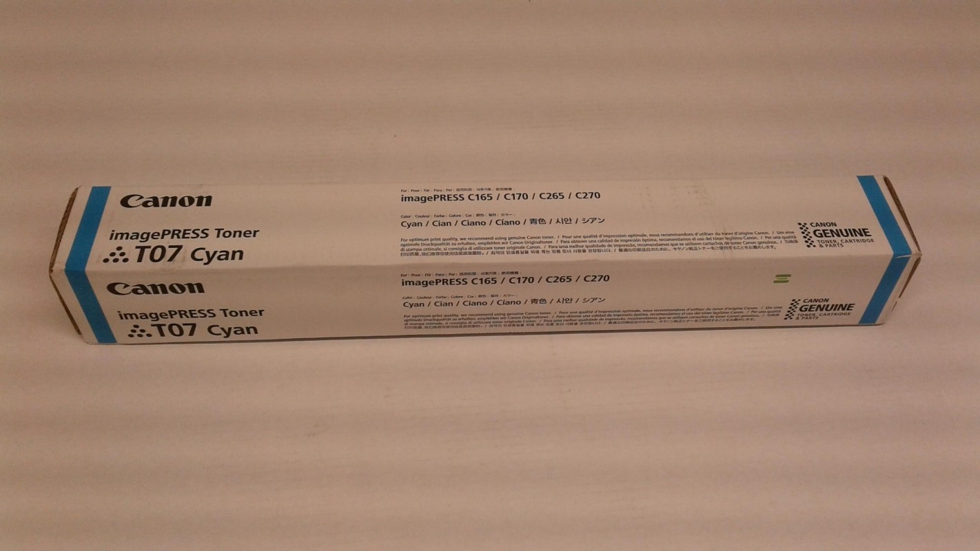 Canon T07 Toner Ctg 3642C001 Cyan for Canon imagePress Lite C165