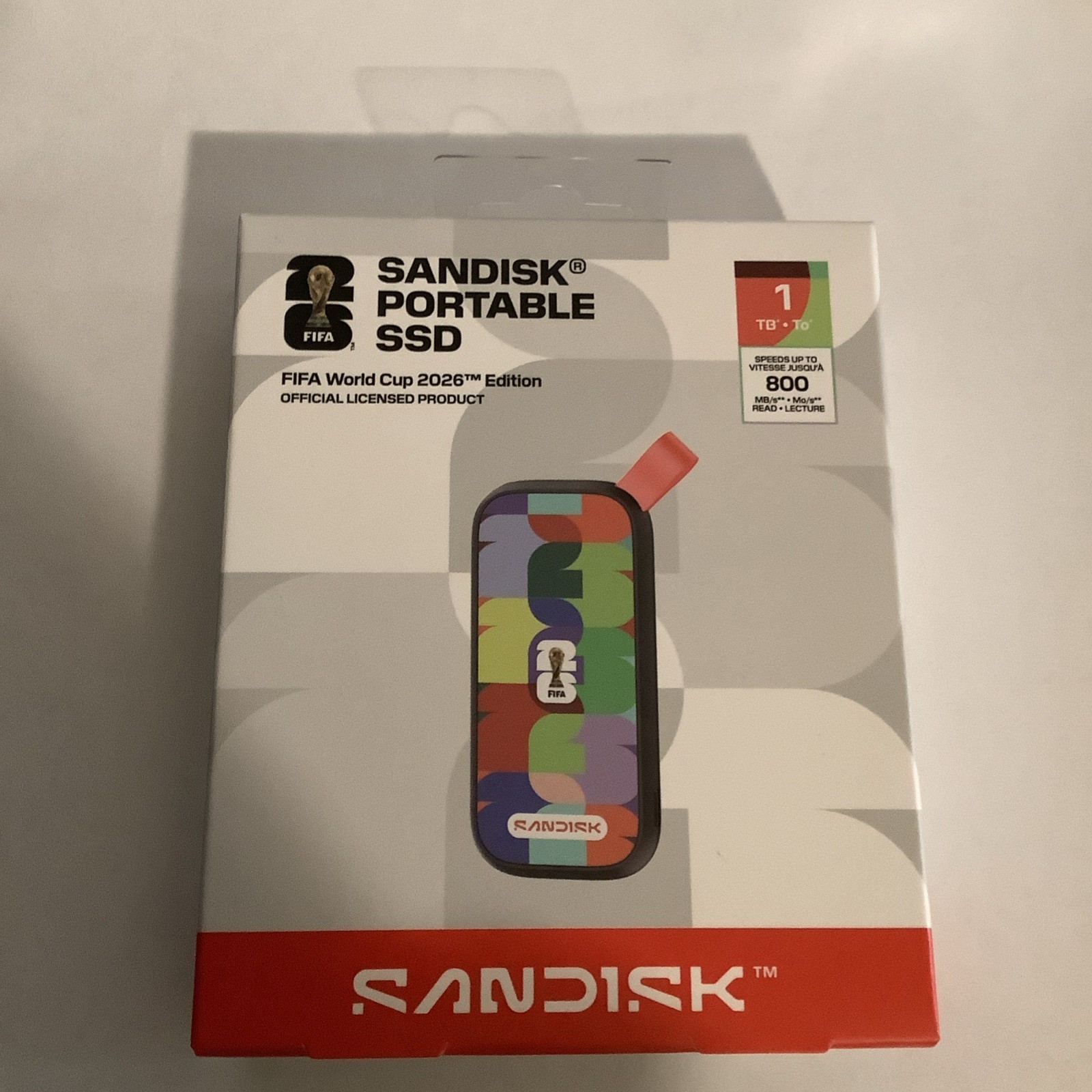 SanDisk FIFA World Cup 2026 Edition 1TB USB 3.2 Gen 2 Portable SSD