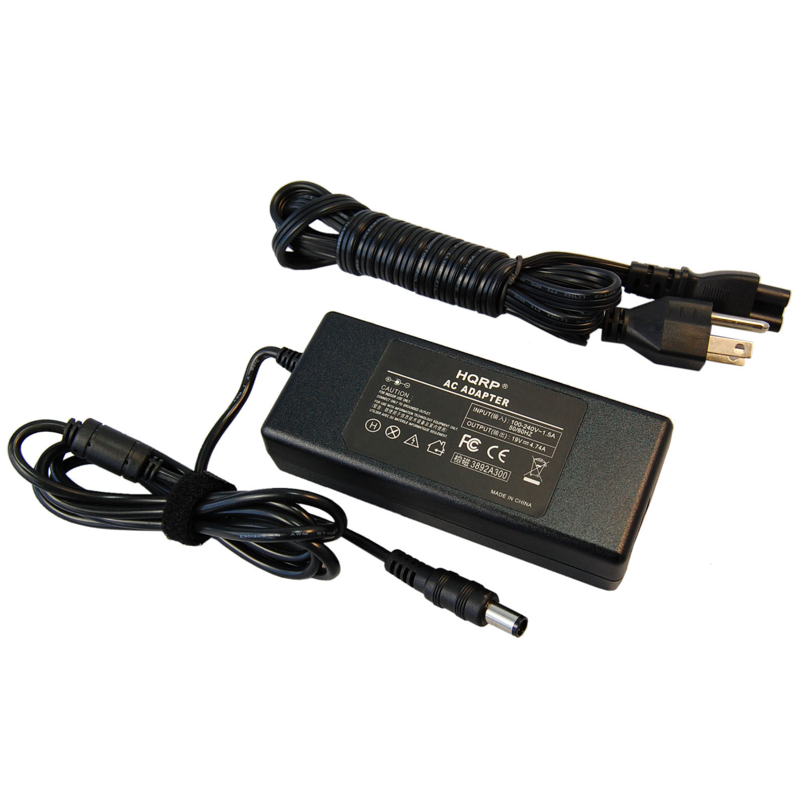 HQRP AC Adapter Charger for HP G42 G50 G56 G60 G62 G72 G70 G71 HDX16