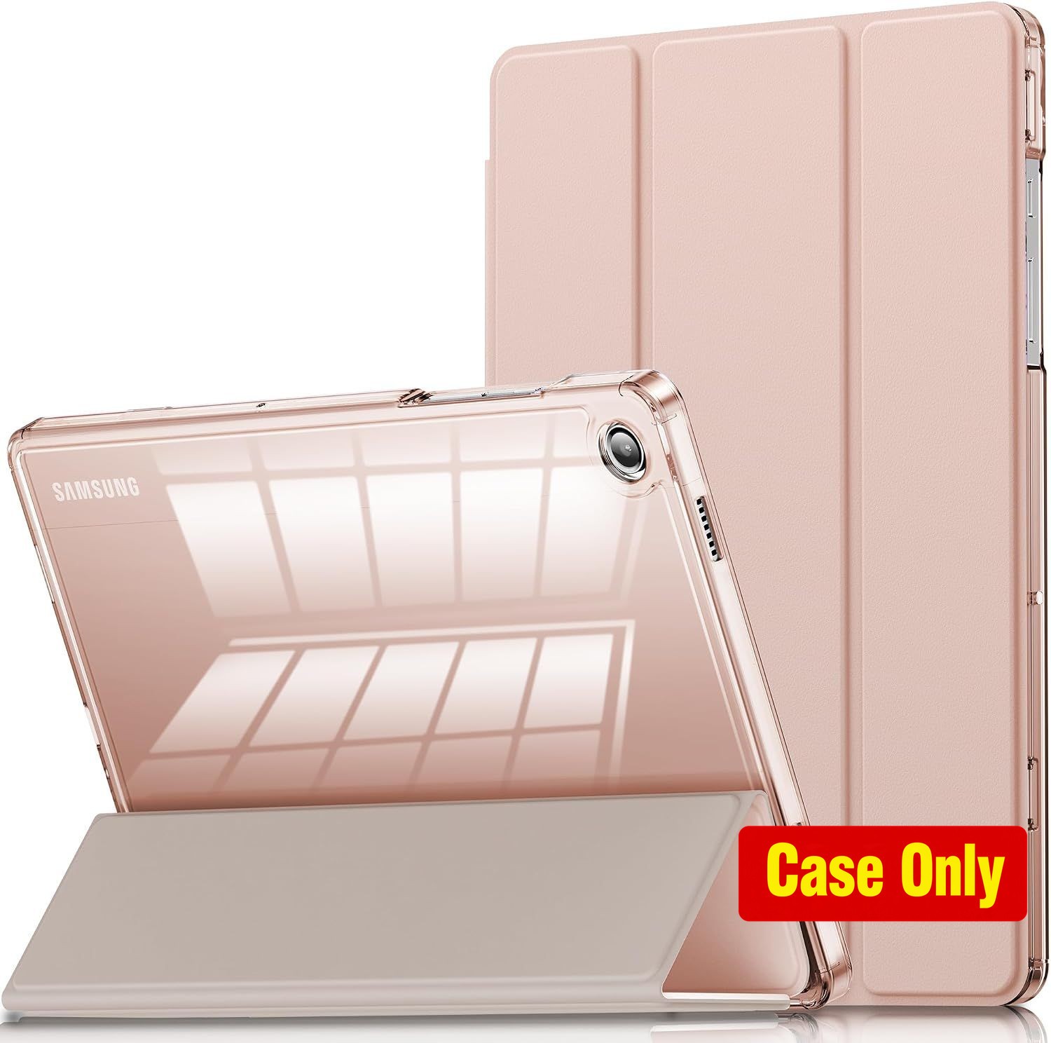 Slim Crystal Clear Case with Stand for 11" Samsung Galaxy Tab A11+ Plus 2023/202