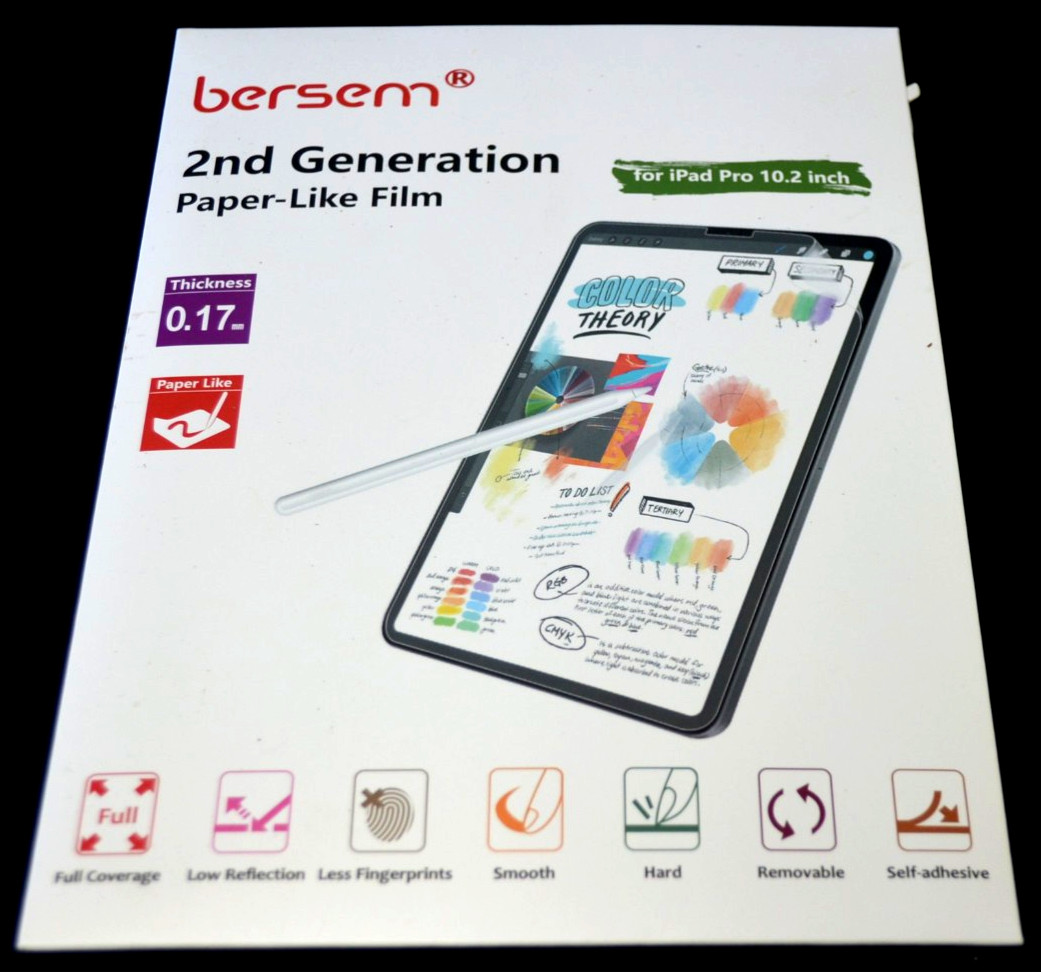 New bersem 2nd Generation Film 2-Pack Screen Protector For Apple IPad Pro 10.2"