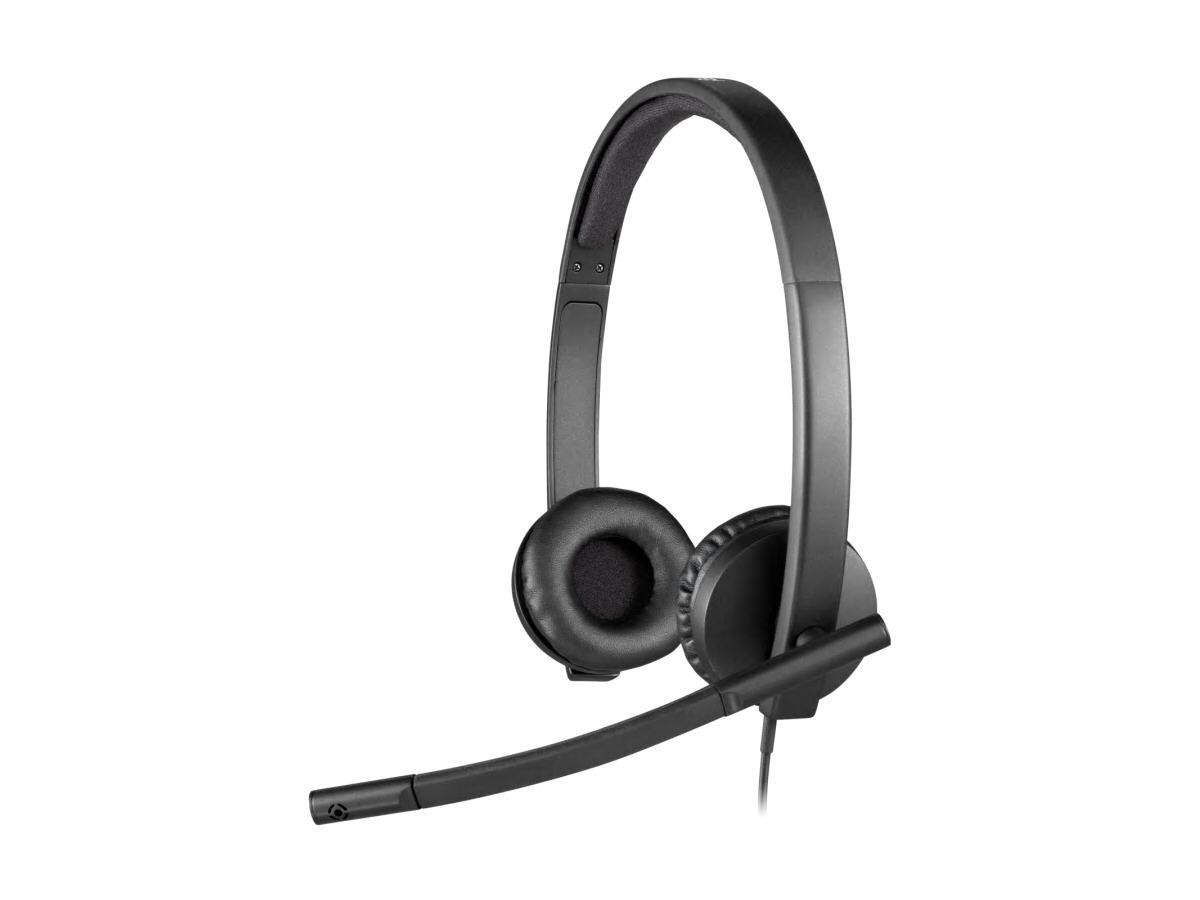 Logitech 981-000574 H570e USB Stereo Headset - Black