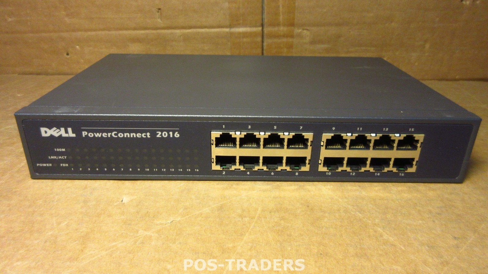 Dell PowerConnect 2016 6X158 Unmanaged Network Switch 16 Port 10/100 Ethernet