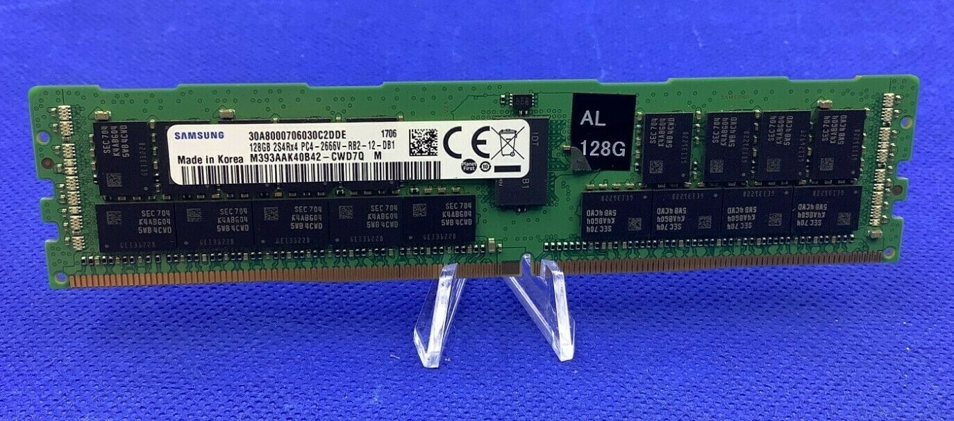 M393AAK40B42-CWD SAMSUNG 128GB 2S4Rx4 PC4-2666V  ECC RDIMM Server Memory
