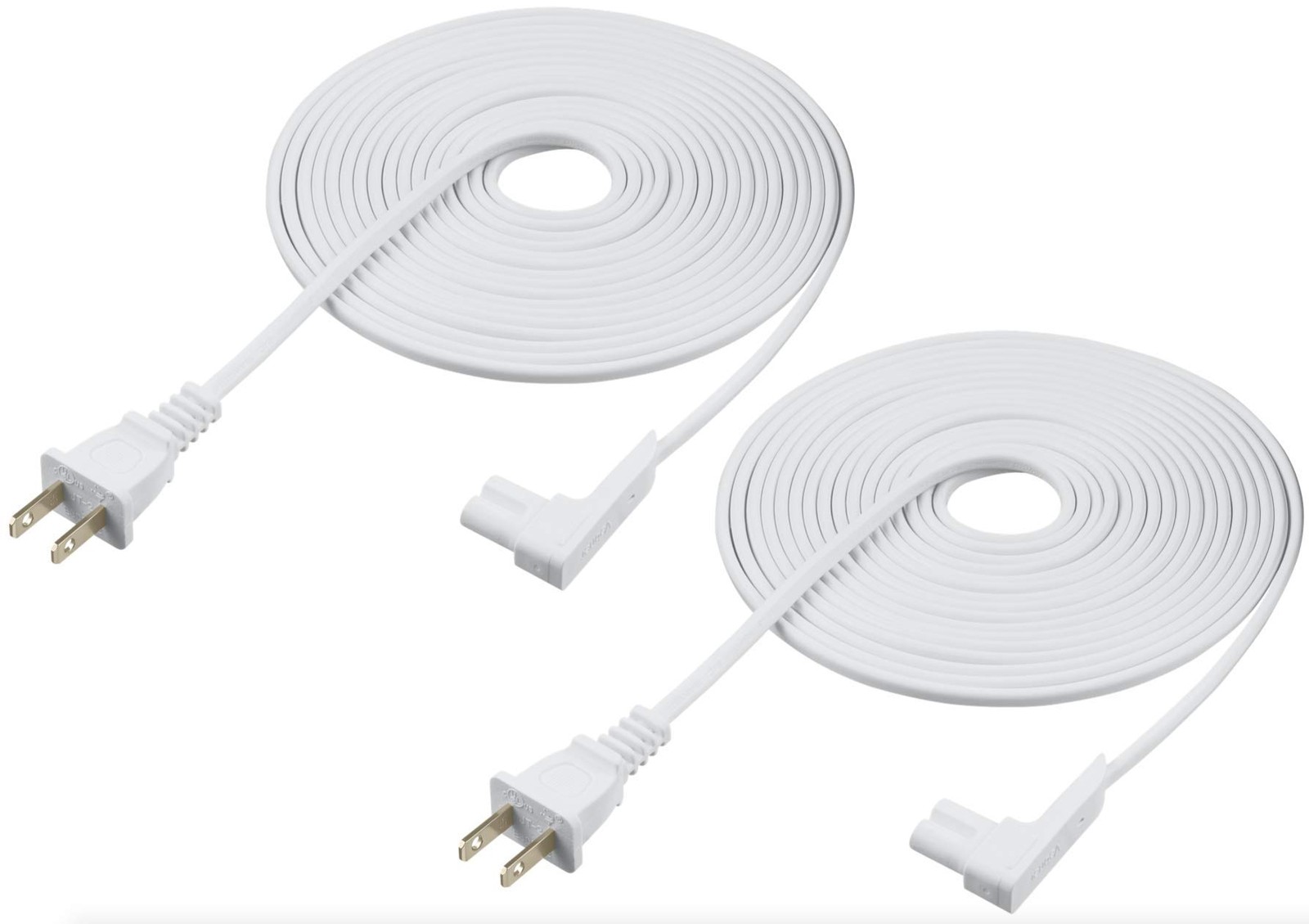 Vebner 16Foot 2Pack Power Cord Compatible with Sonos One, Sonos One SL, Sonos...