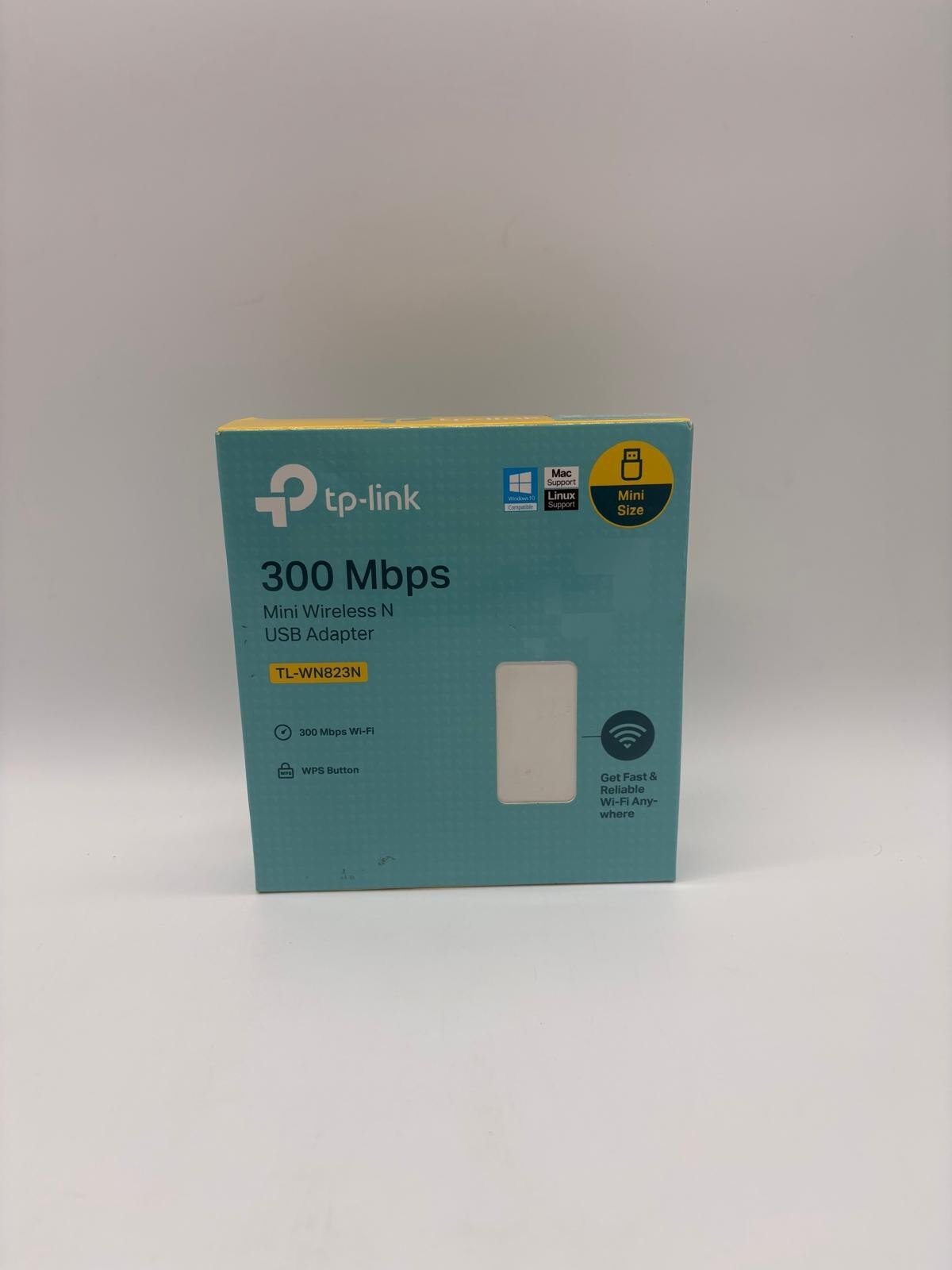 TP-Link 300Mbps Mini Wireless N USB Adapter TL-WN823N Reliable & Fast - New