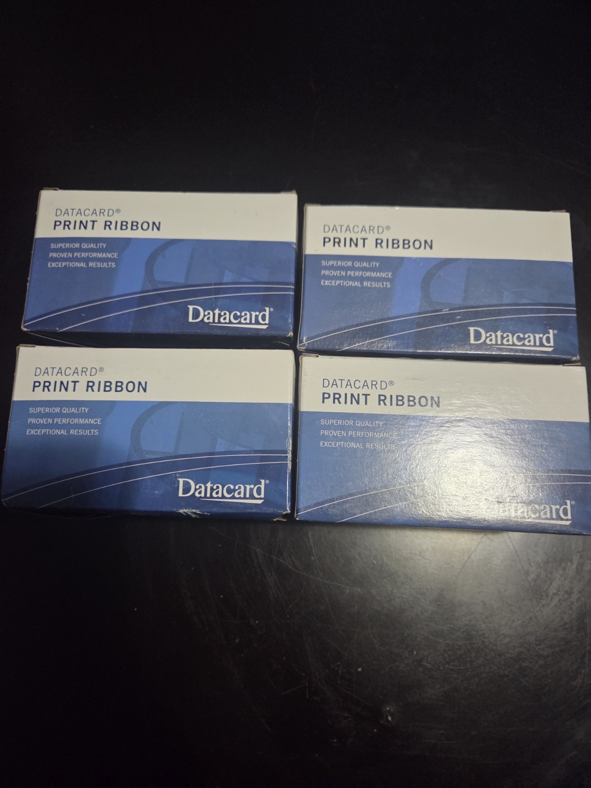 Datacard YMCKT Print Ribbon Kit Lot of 4 for SP Series 534000-112