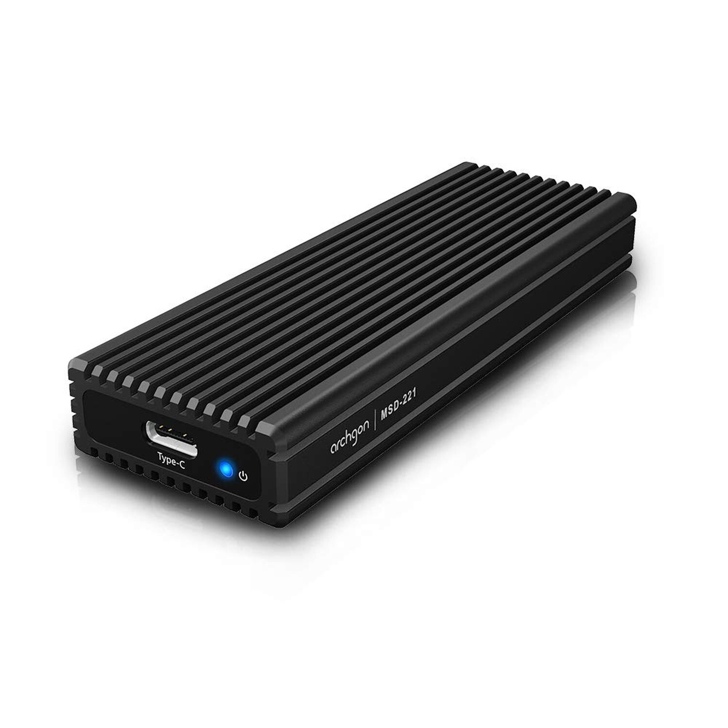 External SSD Enclosure USB 3.1 Gen.2 NVMe with Both USB-C and USB-A Cables Co...