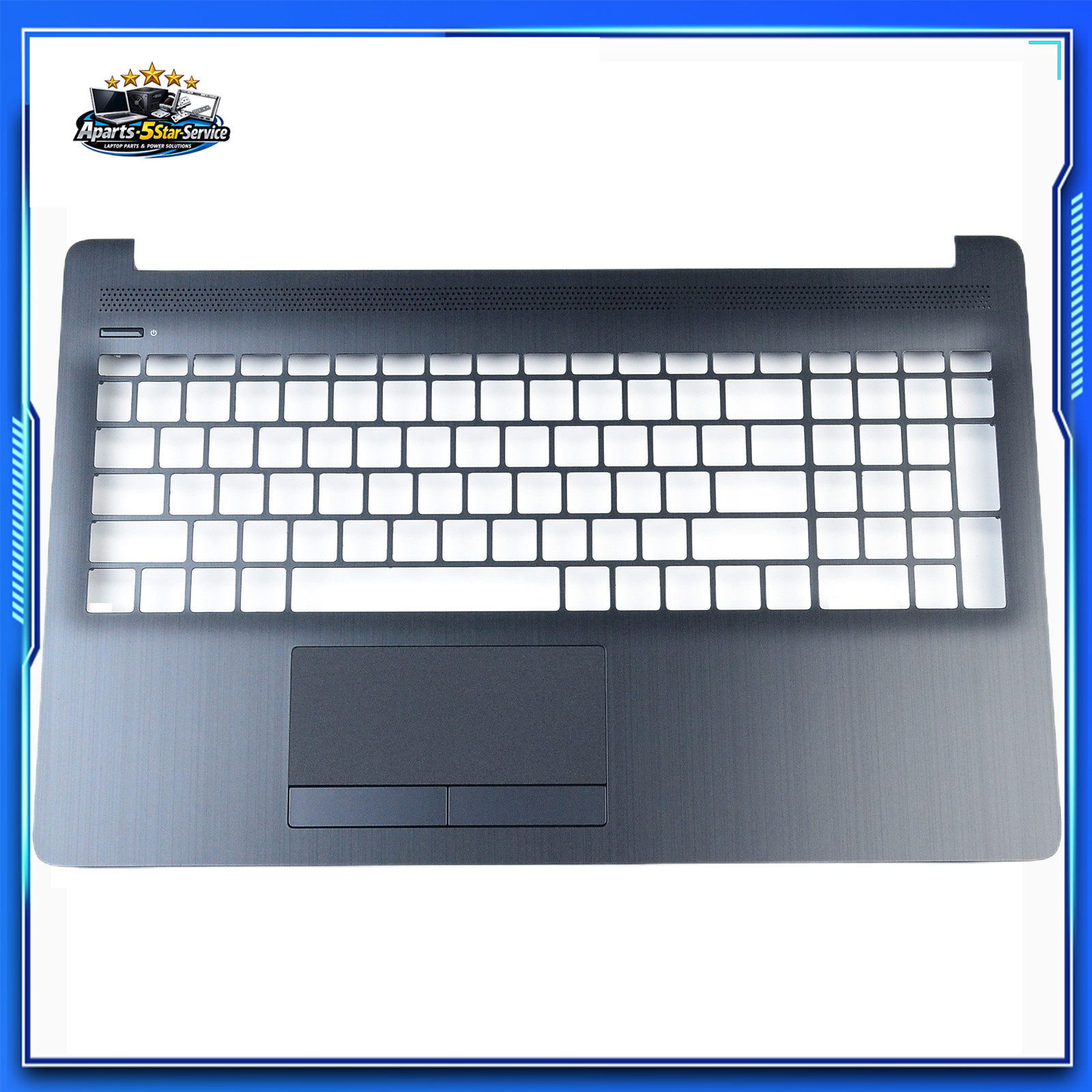 For HP 15-DA 15-DB 15T-DA 15T-DB Black Glossy Palmrest Touchpad