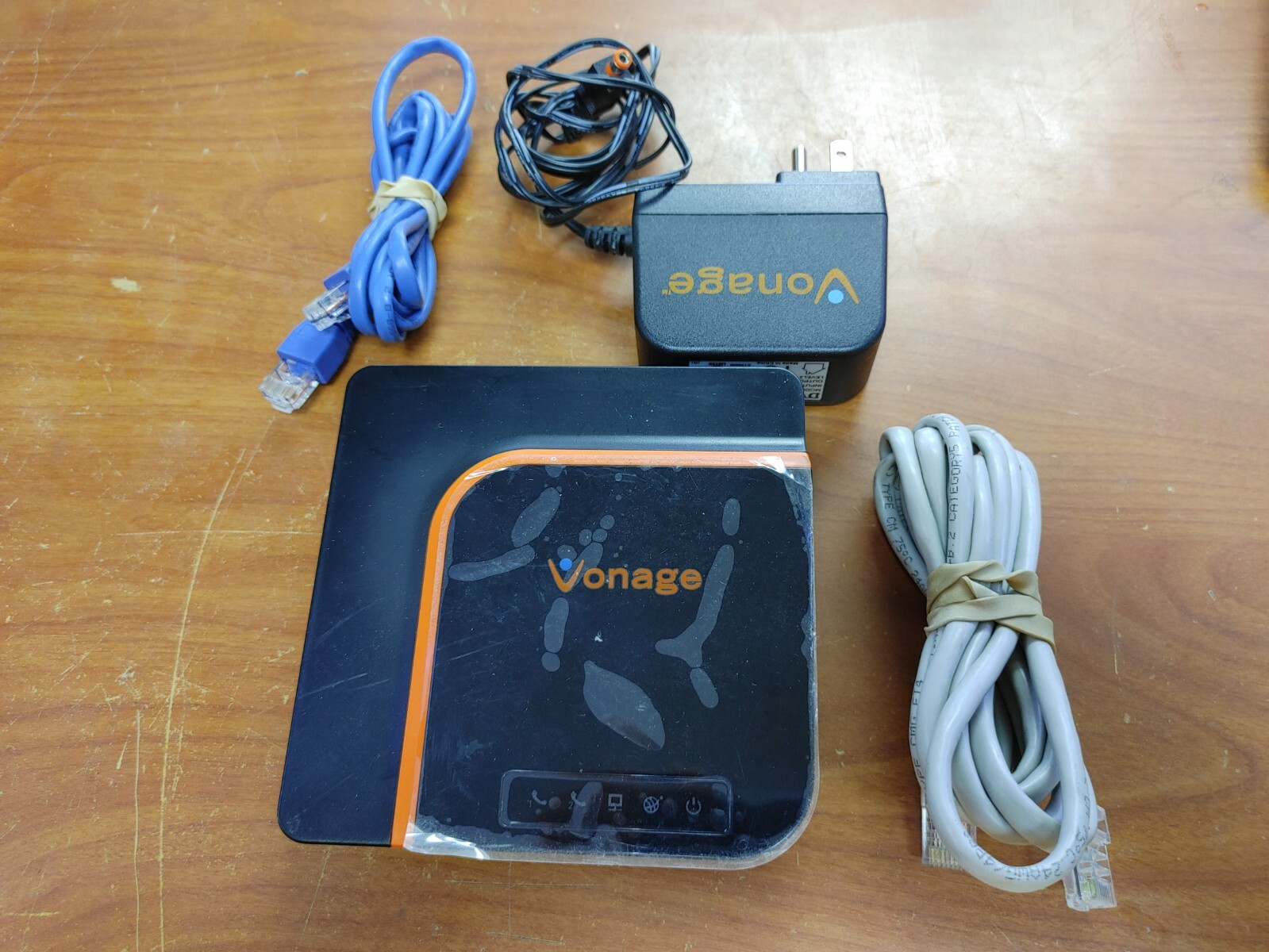 Vonage VDV23-VD Digital Phone Service Router w/ Power Adapter and Cables