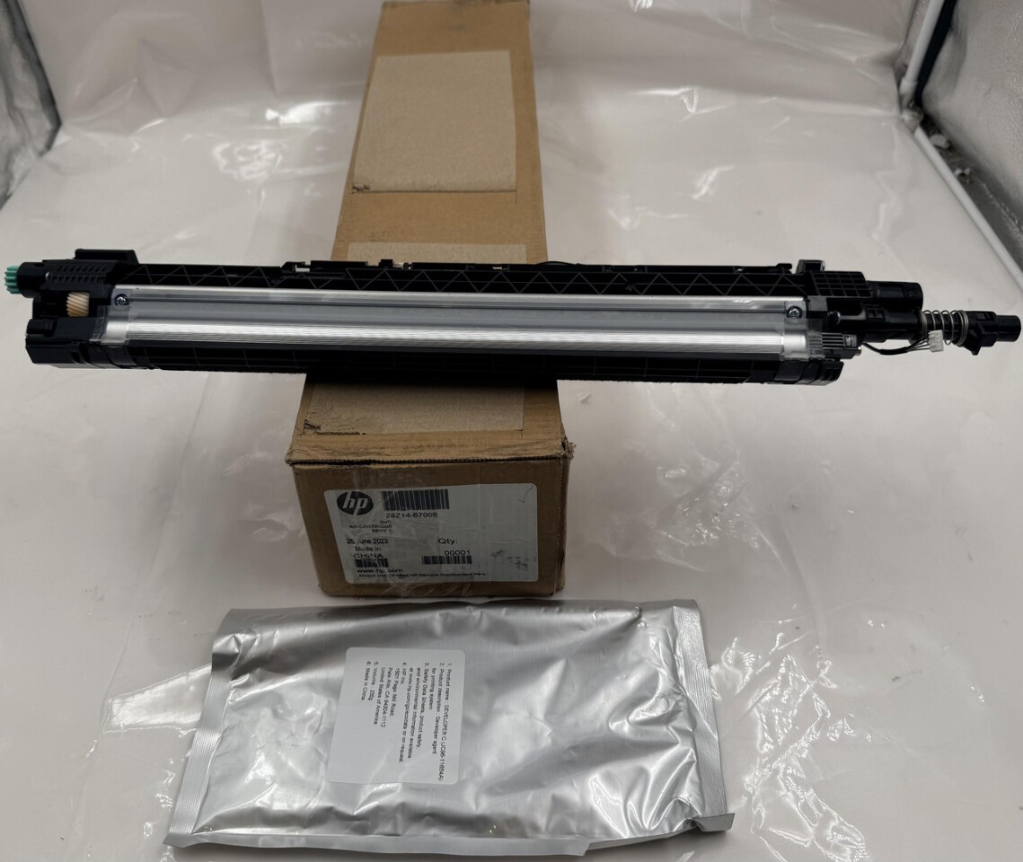 HP GENUINE Z8Z14-67008 CYAN DEVELOPER ROLLER FOR LASERJET E87640 E87650 E87660
