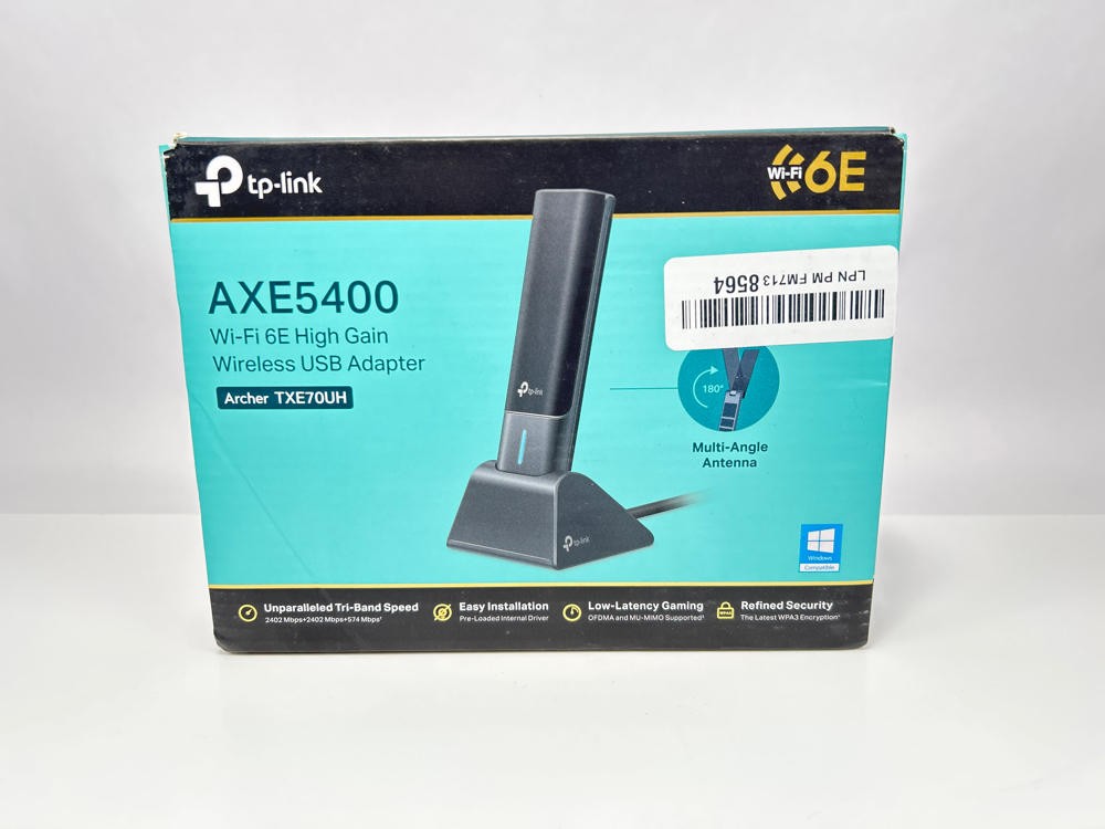 TP-Link Archer TXE70UH AXE5400 WiFi 6E USB Adapter Tri-Band WPA3 Windows PC