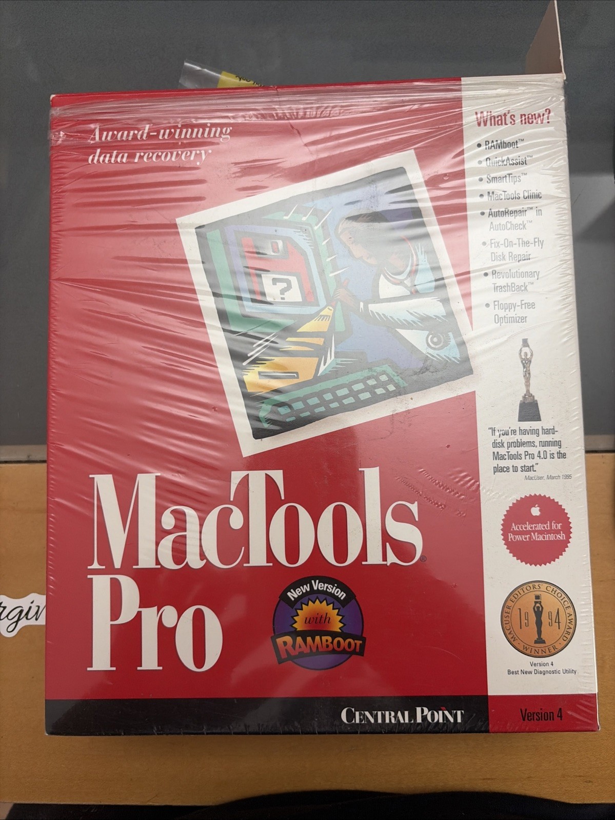 MacTools, Pro Award-Winning Data Recovery, Central Points, Version 4 ￼