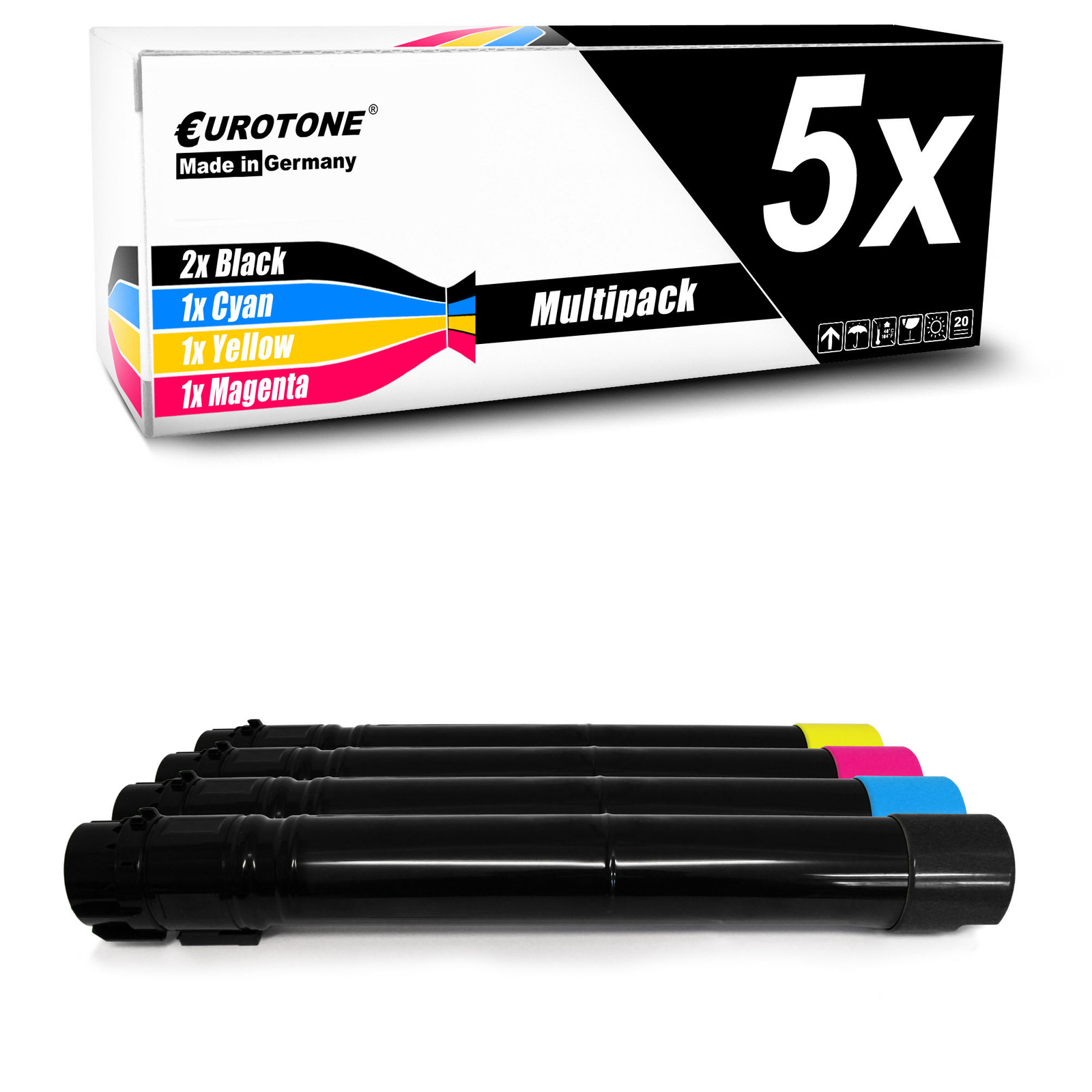 5x Toner for Lexmark X-950-DE