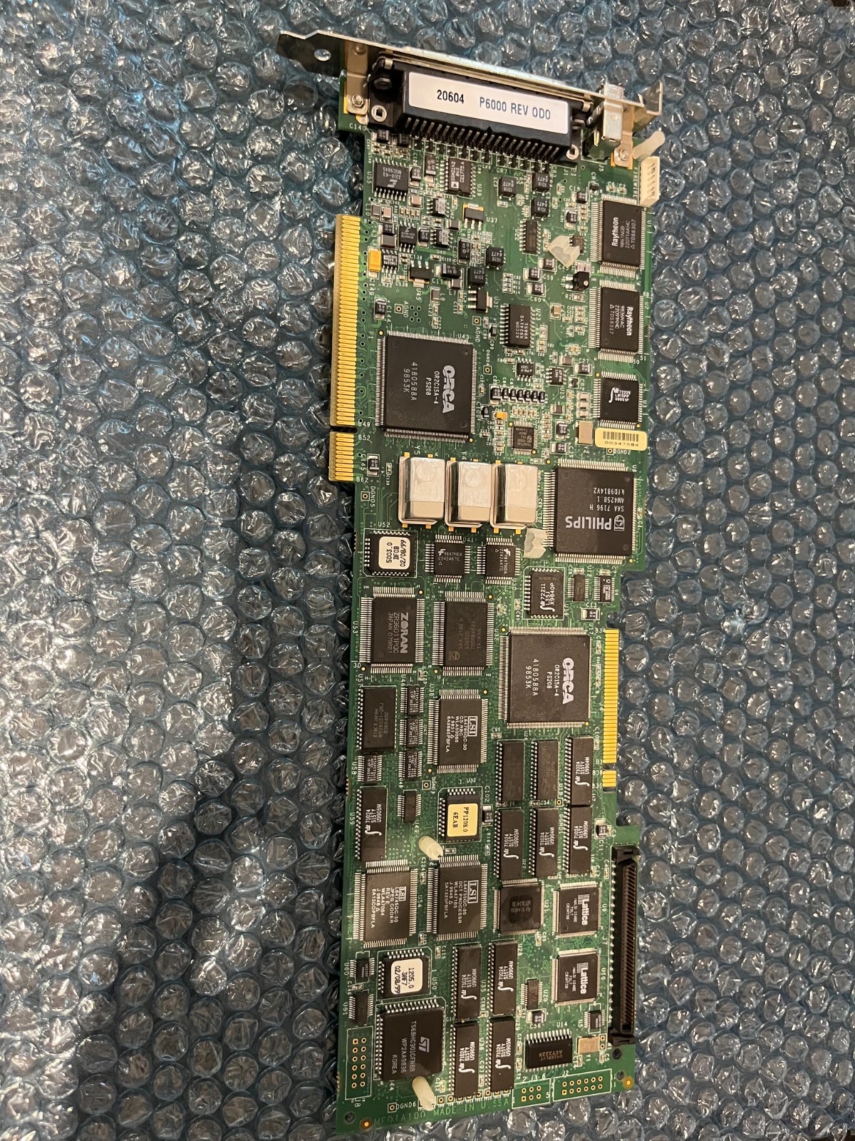 MEDIA 100 20609 PCI CARD CONTROLLER 20604 P6000 REV 0D0