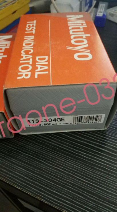 1PCS NEW Mitutoyo 513-304GE Lever Dial Gauge 0-0.8mm  Via Fedex/DHL