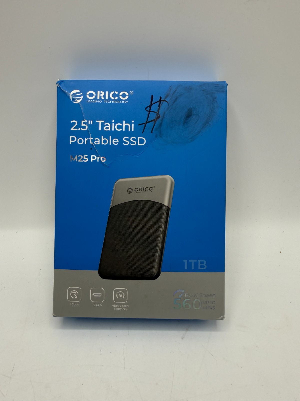 ORICO M25 Pro 1TB Portable External SSD USB 3.2 Type-C 460MB/s M25PRO