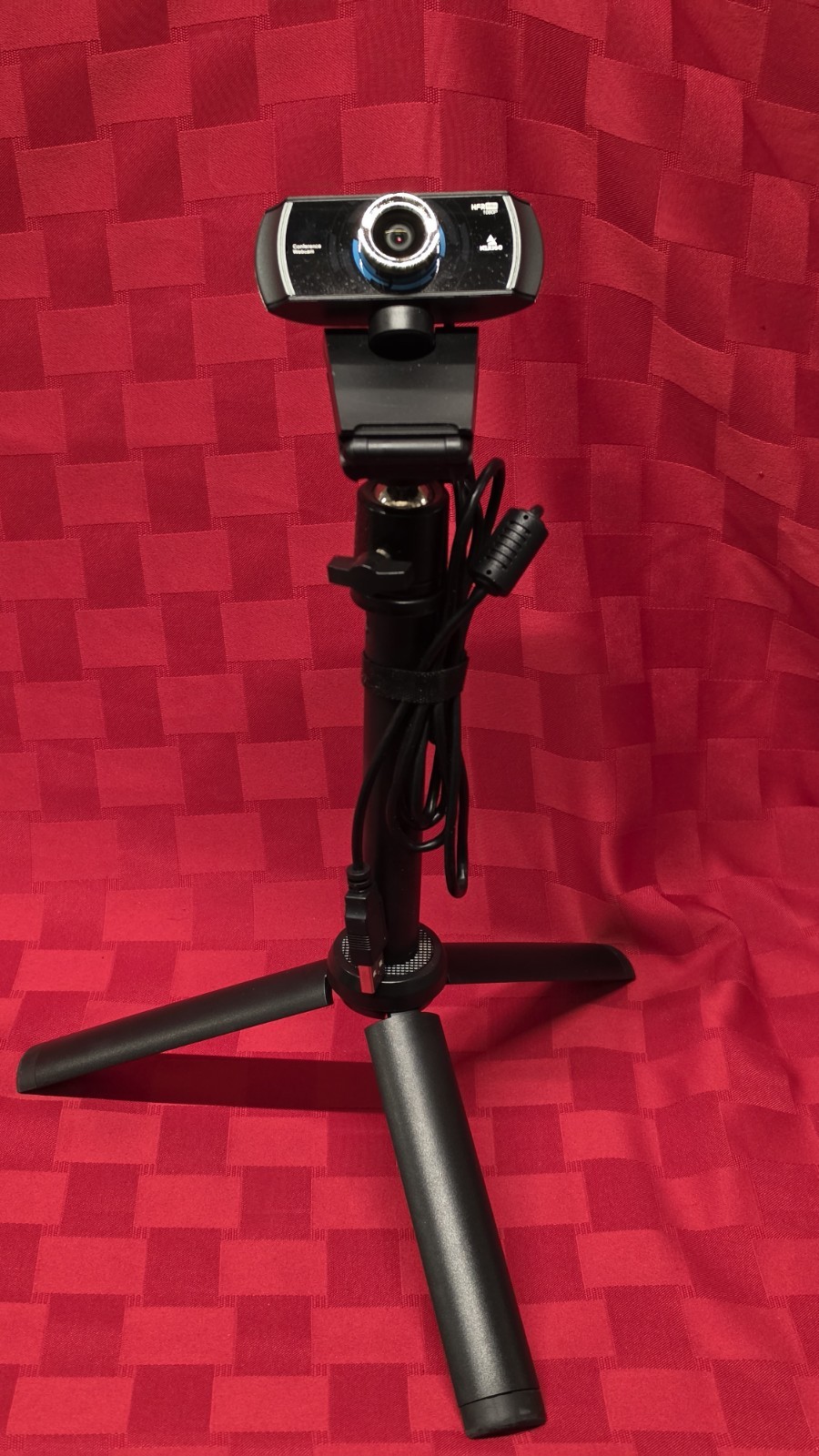 NexiGo N980P 1080P 60FPS Webcam w/ Microphone Wide Angle + Mini Tripod Stand