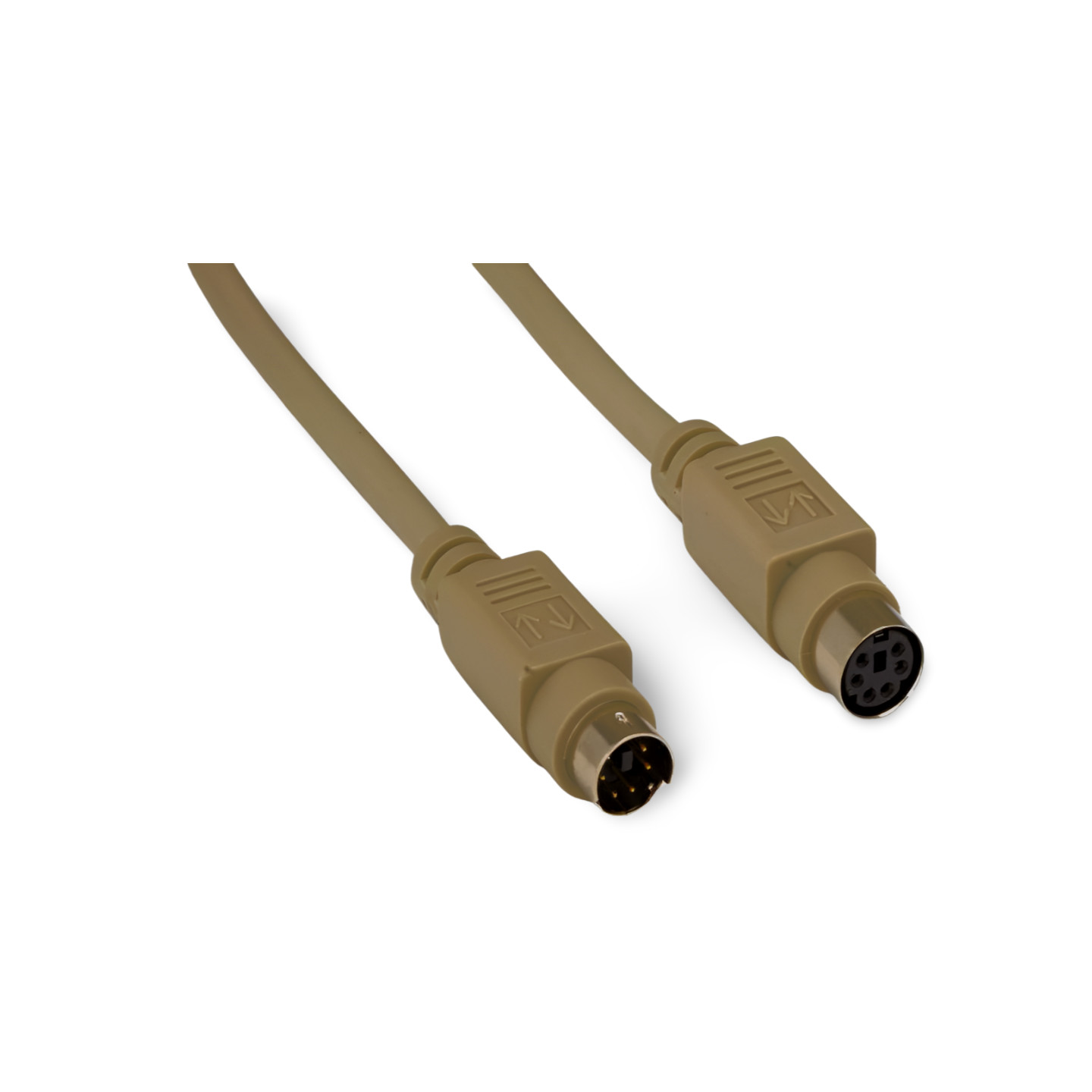 50ft PS2 Mouse Extension Cable Mini DIN 6 Male to Female - Beige