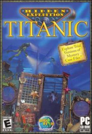 Hidden Expedition Titanic PC CD find seek hidden object picture sunken boat game