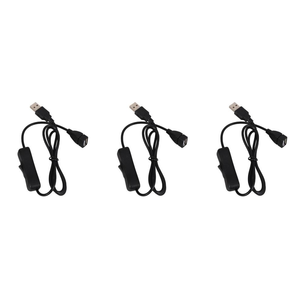Industrial USB Fan Power Cable with Inline Toggle Button Durable and Flexible
