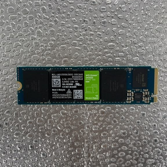 Western Digital WD Green SN350 500GB M.2 2280 NVMe SSD PCIe 3.0x4 2400MB/s
