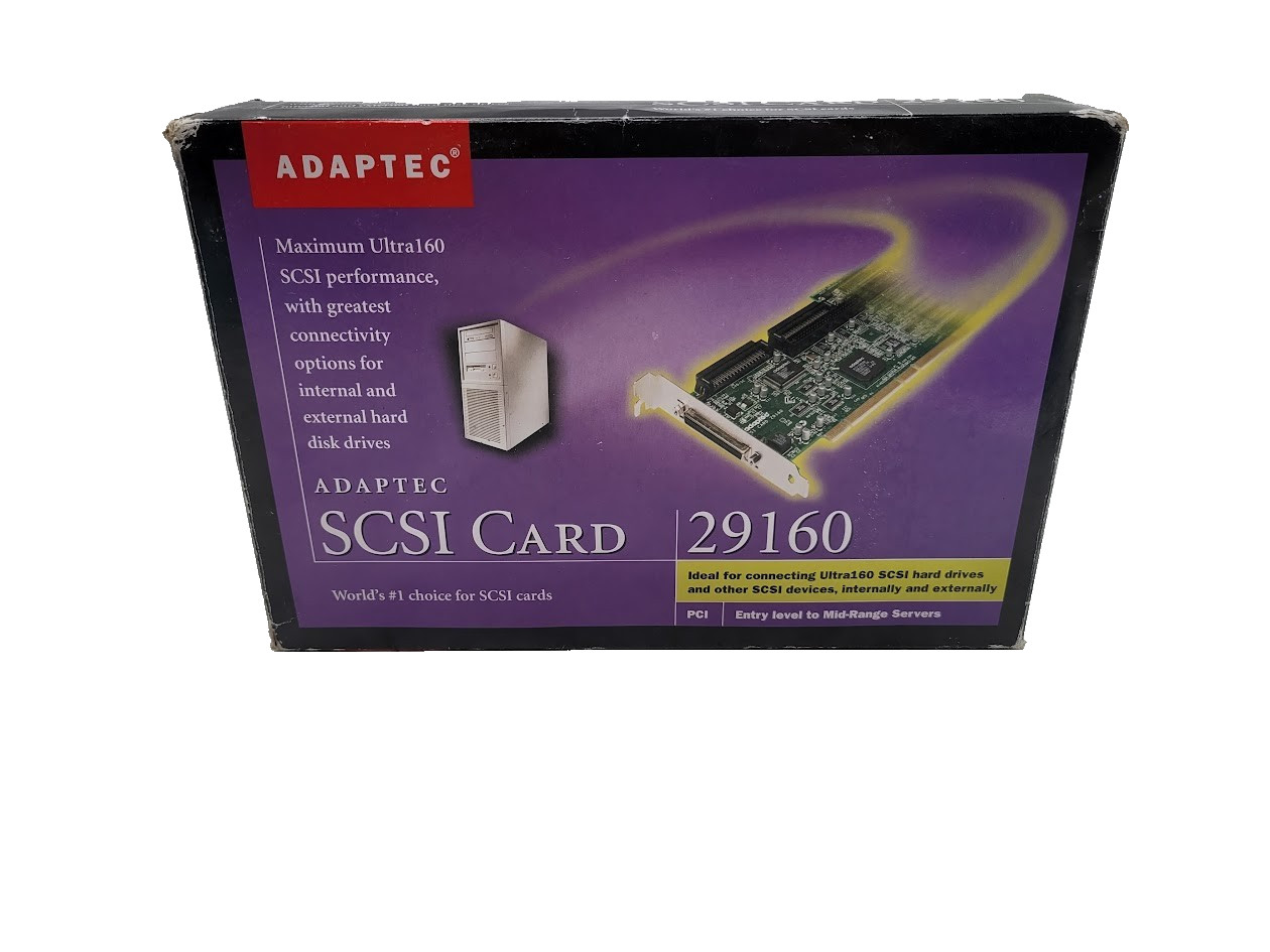 Adaptec 29160 Ultra160 SCSI PCI Controller Card ASC-29160 Kit