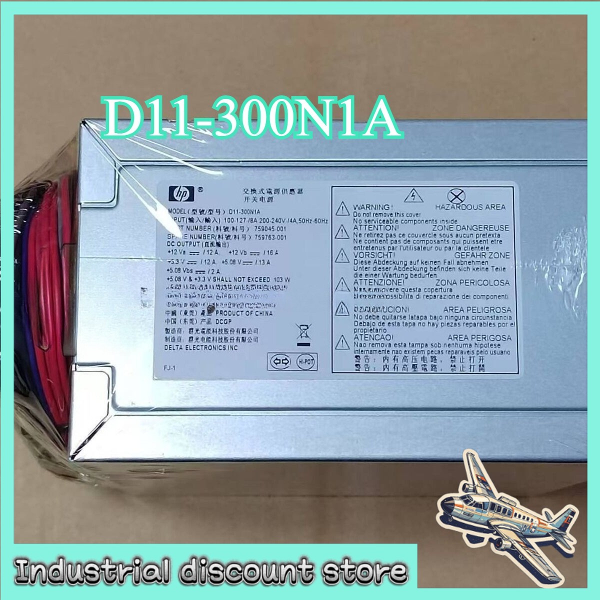D11-300N1A 1-Piece New HP 300W 759045-001 759763-001  Power Supply Fast Shipping