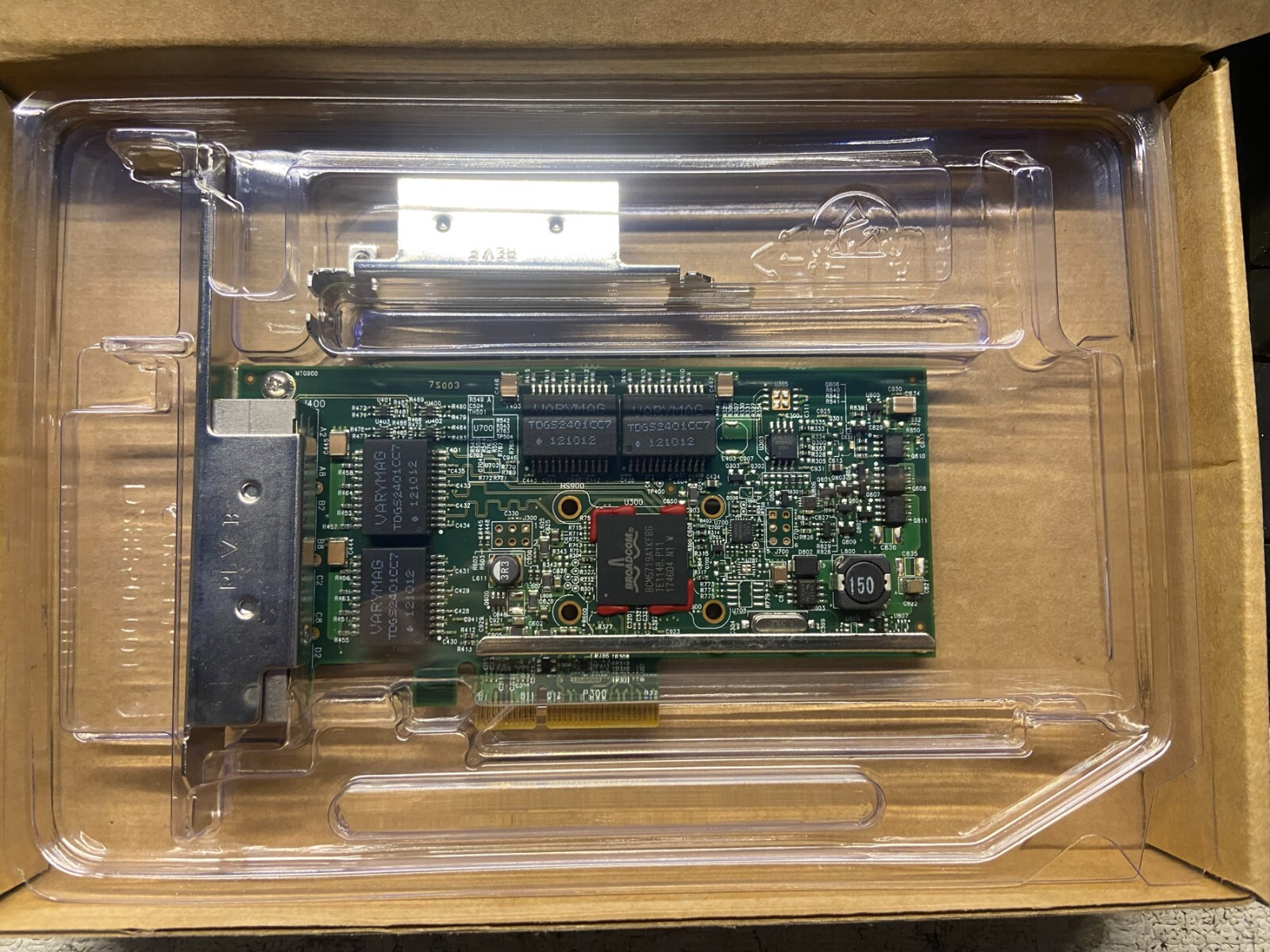 IBM Broadcom BCM5719 Quad Port Ethernet Network Card 00E2872 74Y4064 00RX892