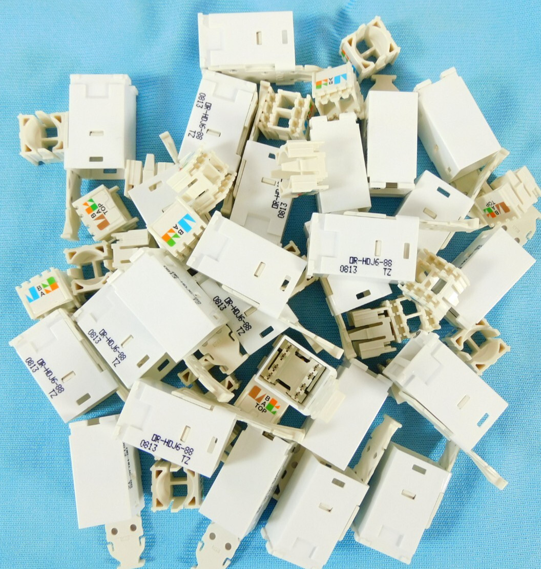 HDJ6-88 Cat6 Clarity High Density Jack T568A/B White Ortronics - QUANTITY OF 25