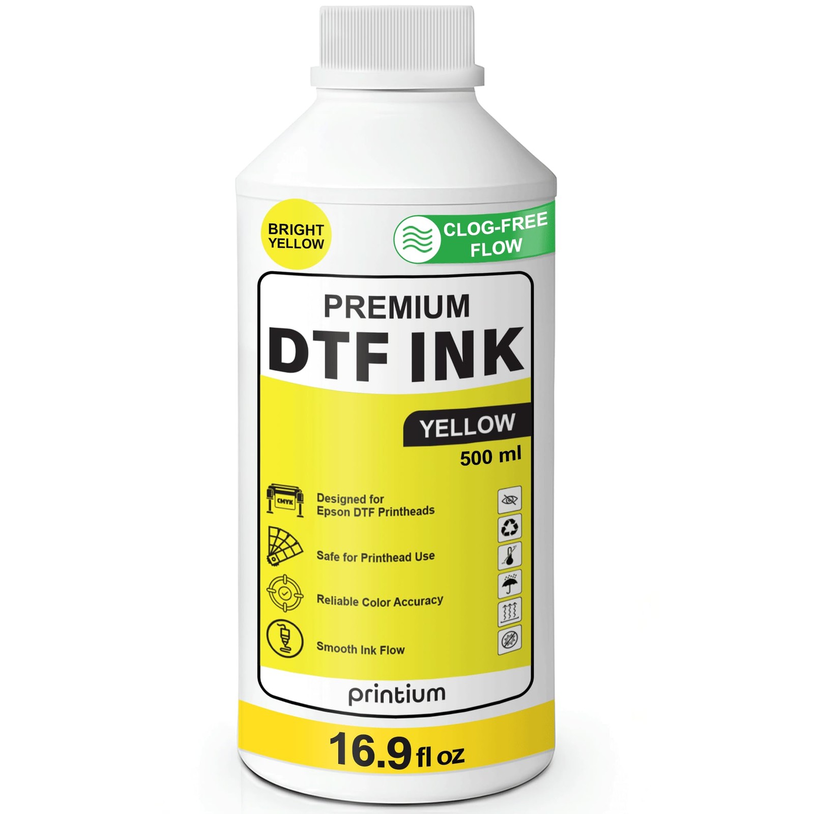Printium DTF Ink Yellow 500ml PR-DINK-003Y-500