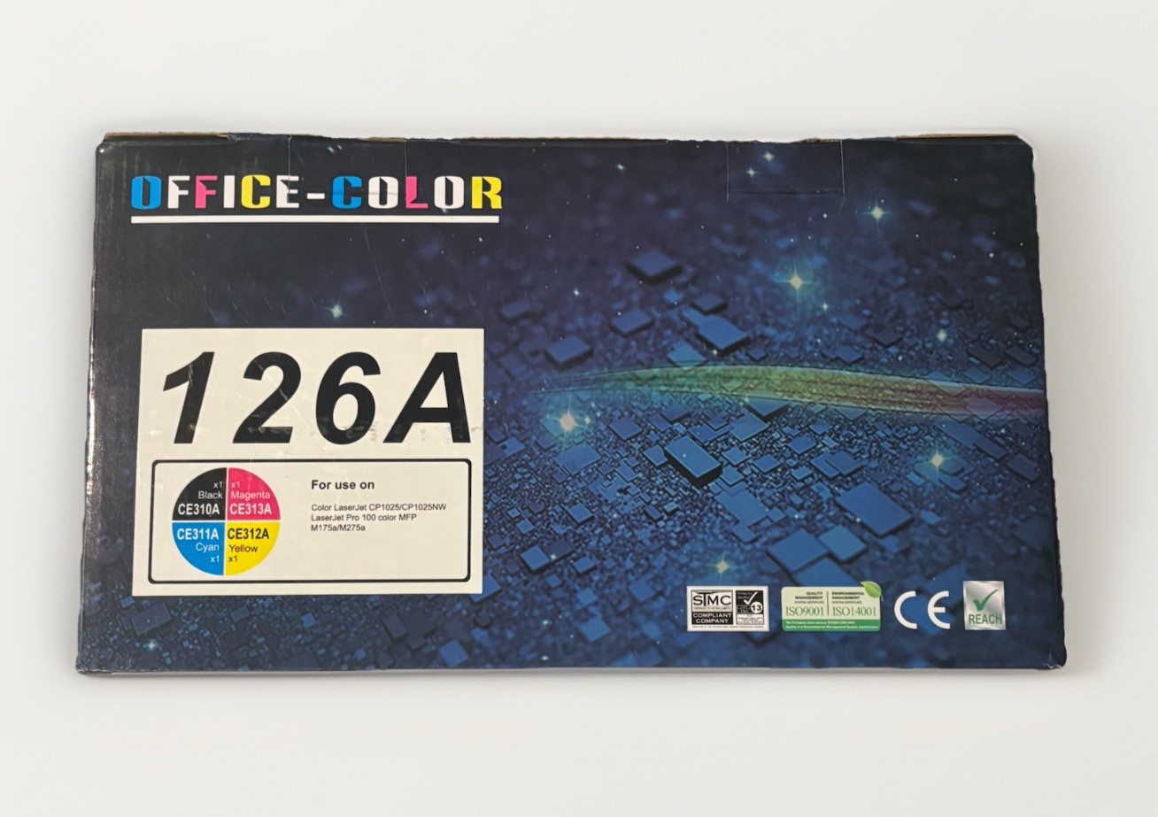 Office Color 126A Toner Cartridge 4-Pack (SEE DESC.)