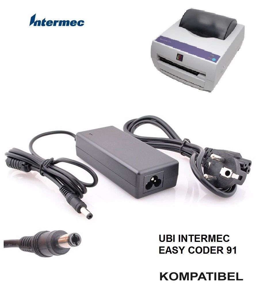 REPLACEMENT POWER SUPPLY FOR UBI - INTERMEC EASYCODER 91 EASY CODER LABEL PRINTER