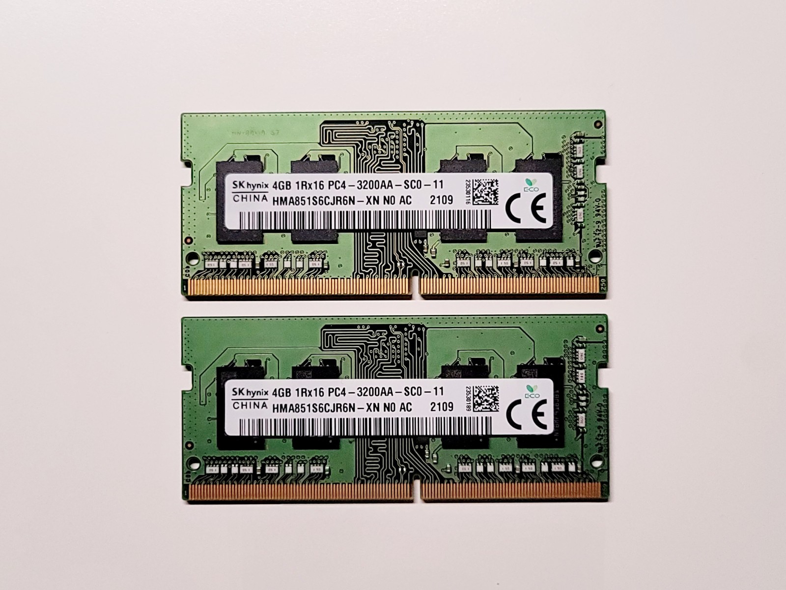 ✅ SK Hynix 8GB Kit 2x4GB DDR4 3200 SODIMM HMA851S6CJR6N-XN L34198-371 OEM RAM